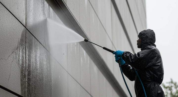 Travaux de nettoyage à haute pression Martinique