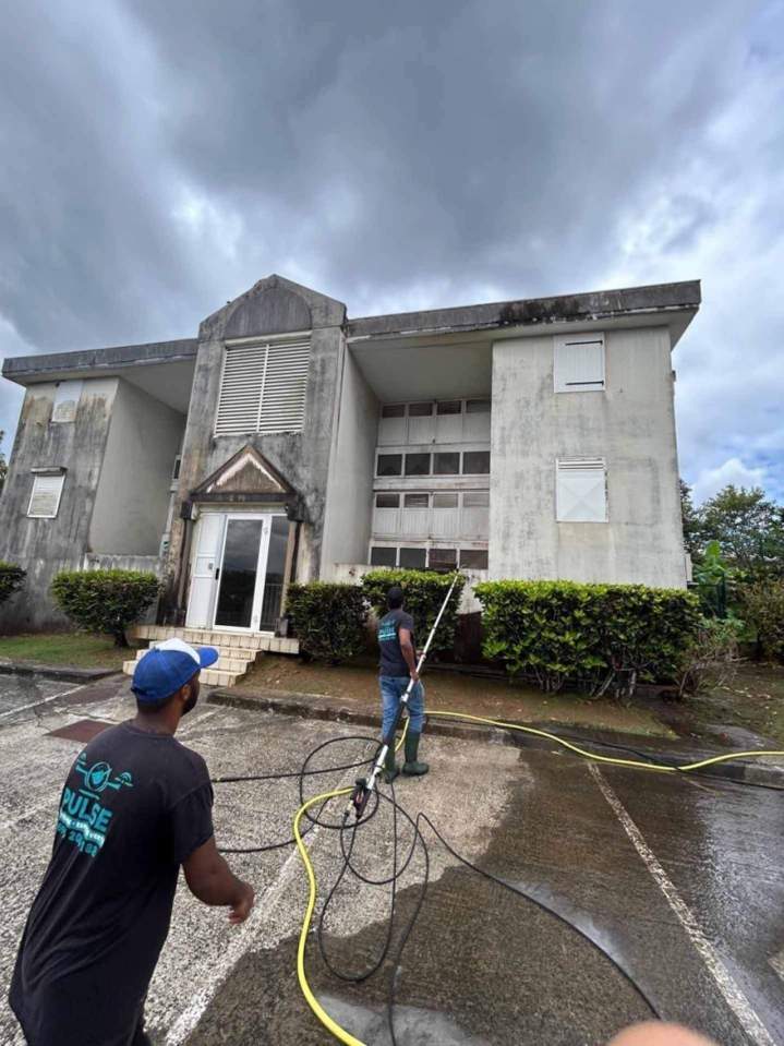 Nettoyage façade Martinique